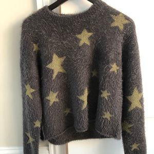 Show Me Your MuMu cropped star sweater